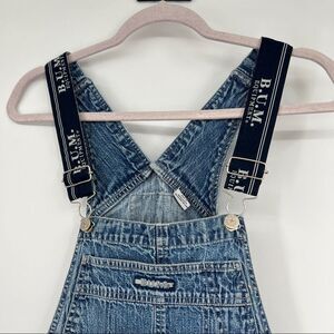 Vintage 1990 Y2K Bum Equipment denim overalls jean authentic woman size small